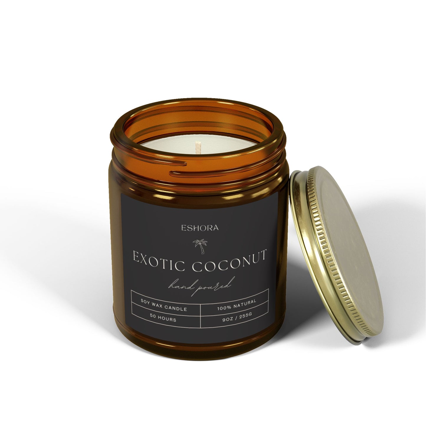 Exotic Coconut Soy Candle | Luxury Scented Candle