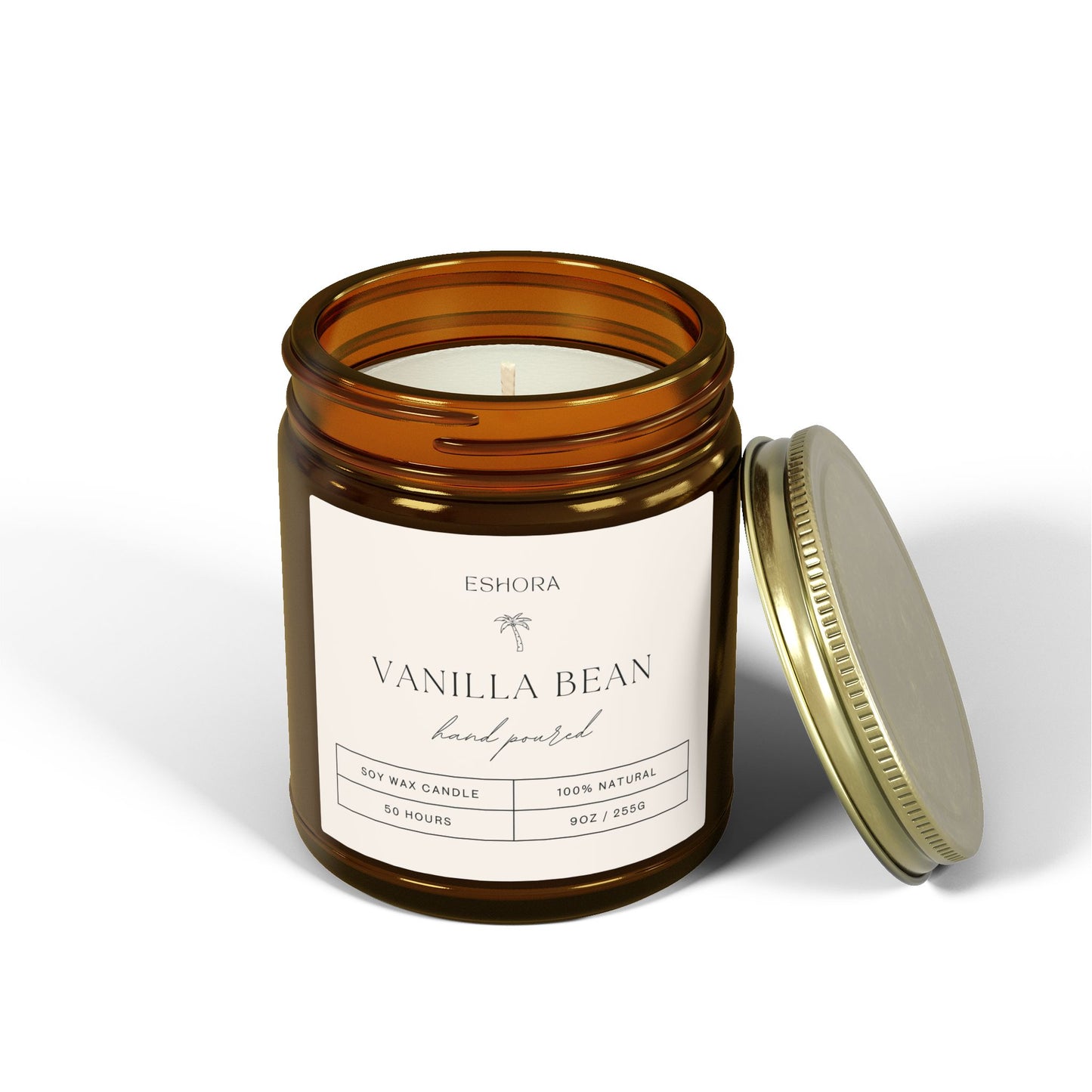 Vanilla Bean Soy Candle 9oz | Luxury Scented Candle