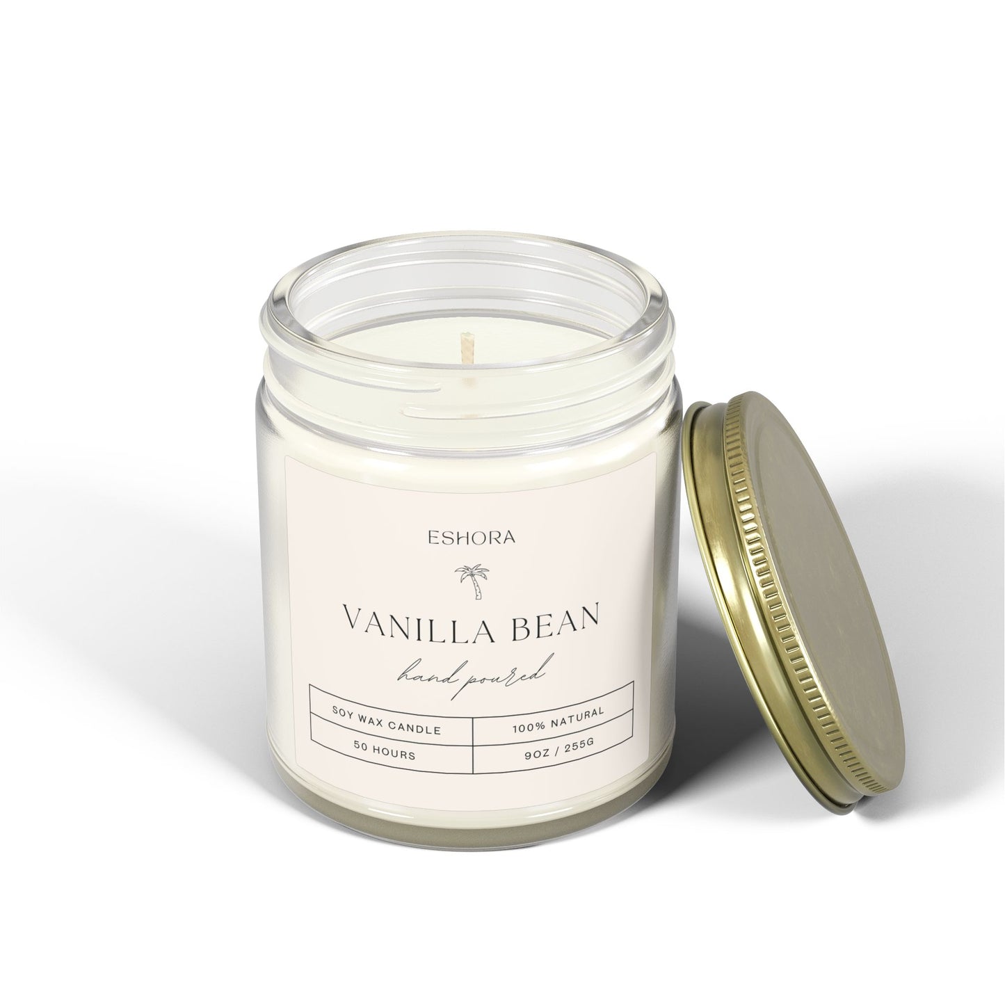Vanilla Bean Soy Candle 9oz | Luxury Scented Candle