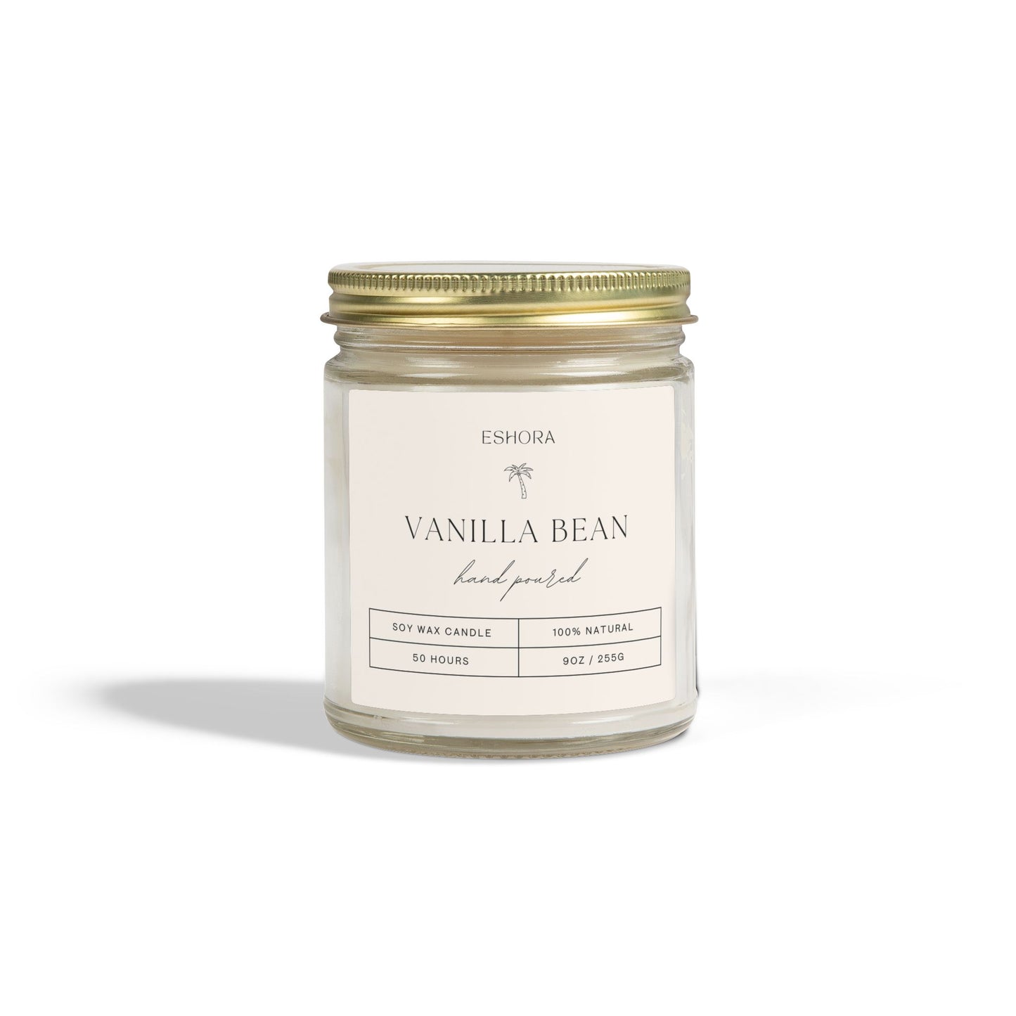 Vanilla Bean Soy Candle 9oz | Luxury Scented Candle
